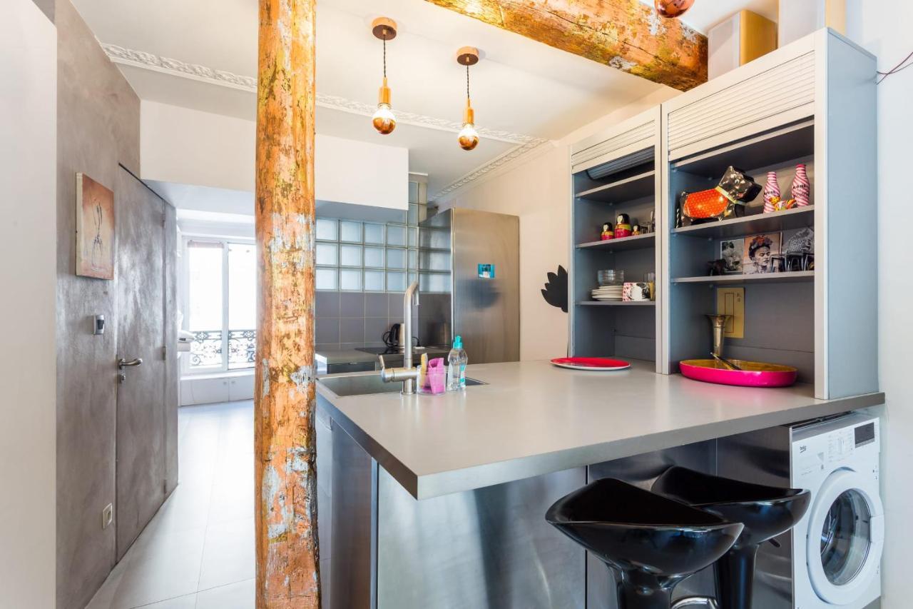 Charming Studio For 2 Near Republique Paris Exterior foto