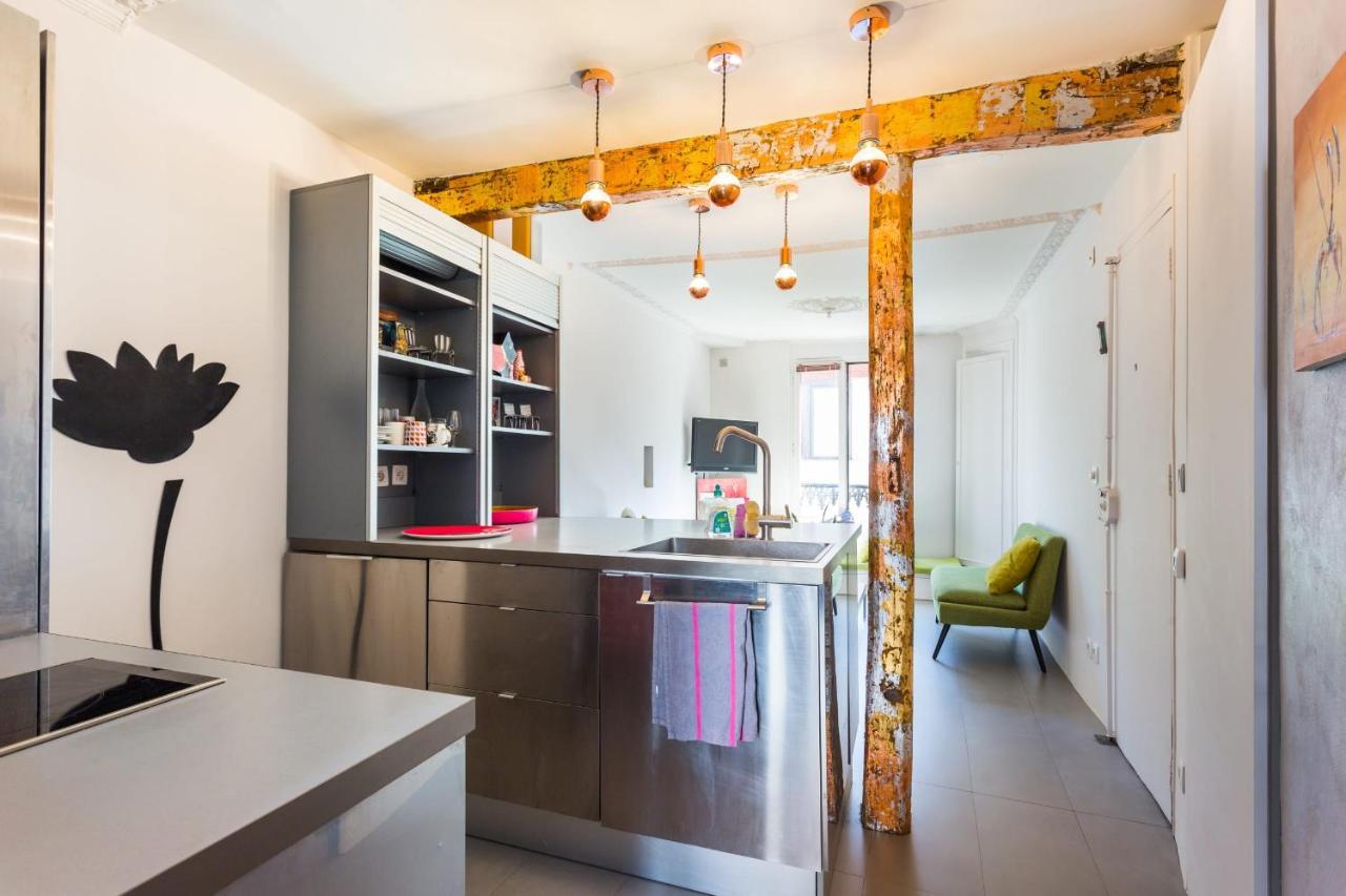 Charming Studio For 2 Near Republique Paris Exterior foto